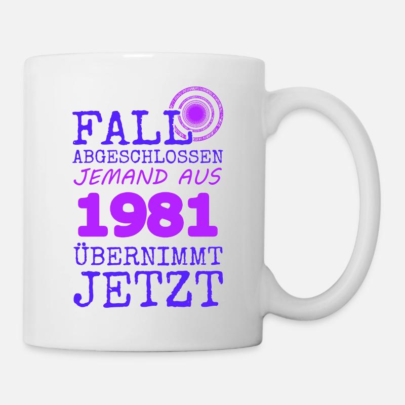 1981 1981 - Tasse - Weiß