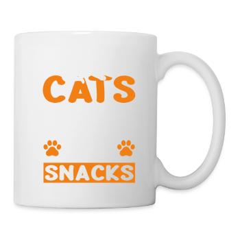Cat Slogan Motif for Cat Lovers - Mug - white - Right