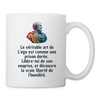 T-shirts Stoïcisme : L'inspiration à portée de soi - Mug blanc - blanc - Droite
