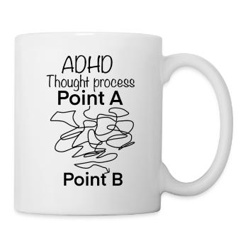 ADHD Awareness Neurodivergent - Mug - white - Right