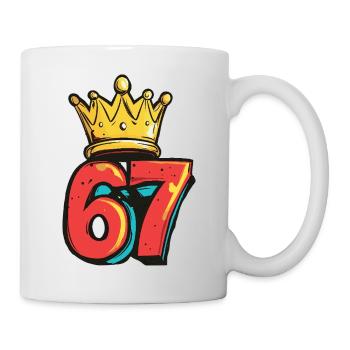 67 Number Krone - Mug - white - Right