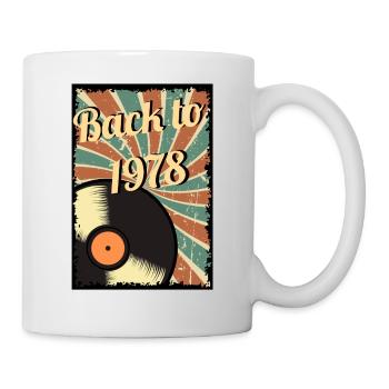 Retour en 1978 – Classiques du vinyle rétro - Mug blanc - blanc - Droite