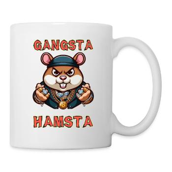 Gangsta Hamsta - Mug blanc - blanc - Droite