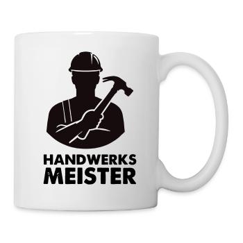 handwerker meister - Tasse - Weiß - Rechts