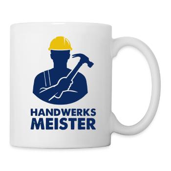 handwerker meister - Tasse - Weiß - Rechts