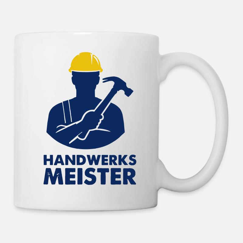 handwerker meister - Tasse - Weiß