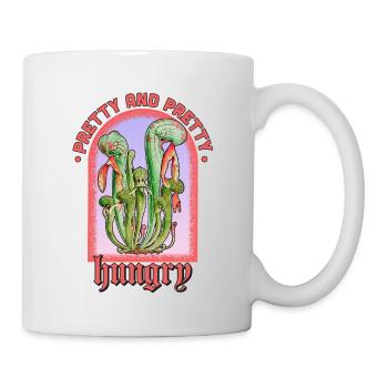 Pretty and Pretty Hungry Plant - Tasse - Weiß - Rechts