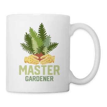 Master Gardener Gardening Botanical - Tasse - Weiß - Rechts