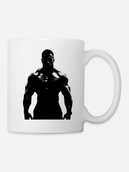 Bodybuilder 1 - Mug - white