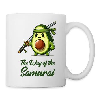 Avocat Samouraï Fruit - Mug blanc - blanc - Droite