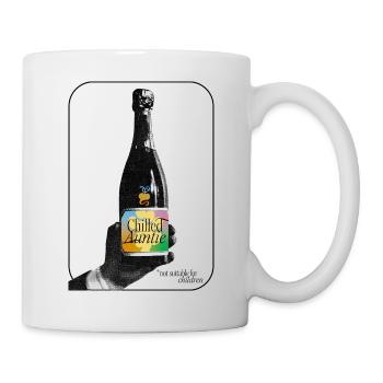 Chilled Auntie Pop Art Bottle - Mug - white - Right
