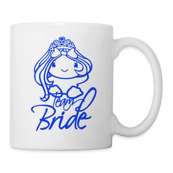 Canard Équipe Mariée Enterrement de vie de garçon Mariée Princesse Reine Couronne - Mug blanc - blanc - Droite