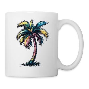 Palm Tree Beach - Mug - white - Right