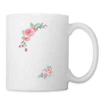 Letter j flowers - Mug - white - Right