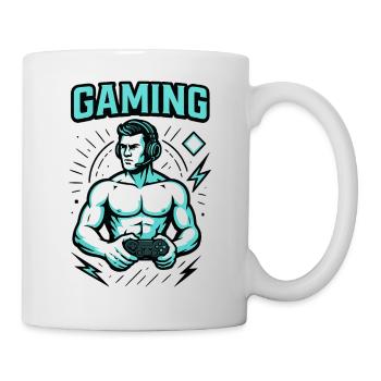 Le Musclé du Pixel - Mug blanc - blanc - Droite