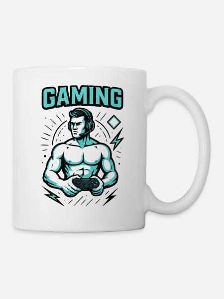 Le Musclé du Pixel - Mug blanc - blanc