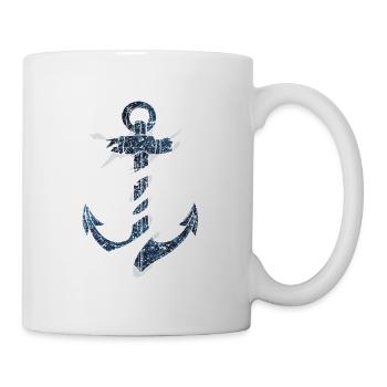 Cosmic Anchor - White Outline - Mug - white - Right