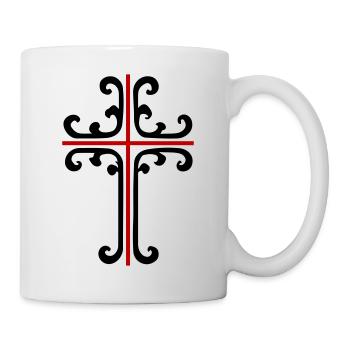 Cross Ornament - Mug - white - Right