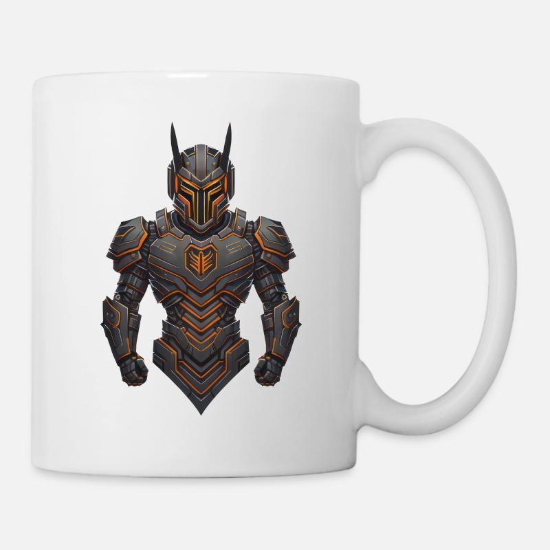 Tech Warrior Character - Mug - white
