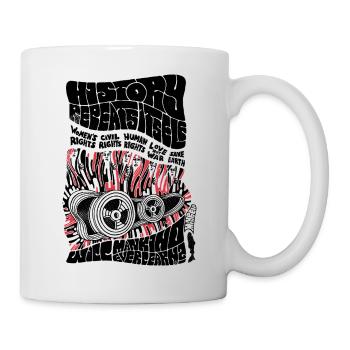 Geschichte wiederholt sich... - Tasse - Weiß - Rechts