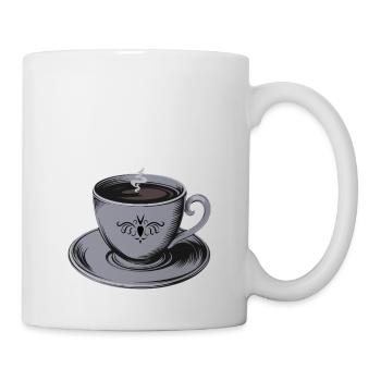 Romantasy foncé & Café - Mug blanc - blanc - Droite