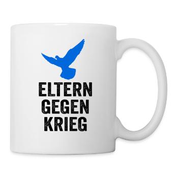 Eltern gegen Krieg - Tasse - Weiß - Rechts