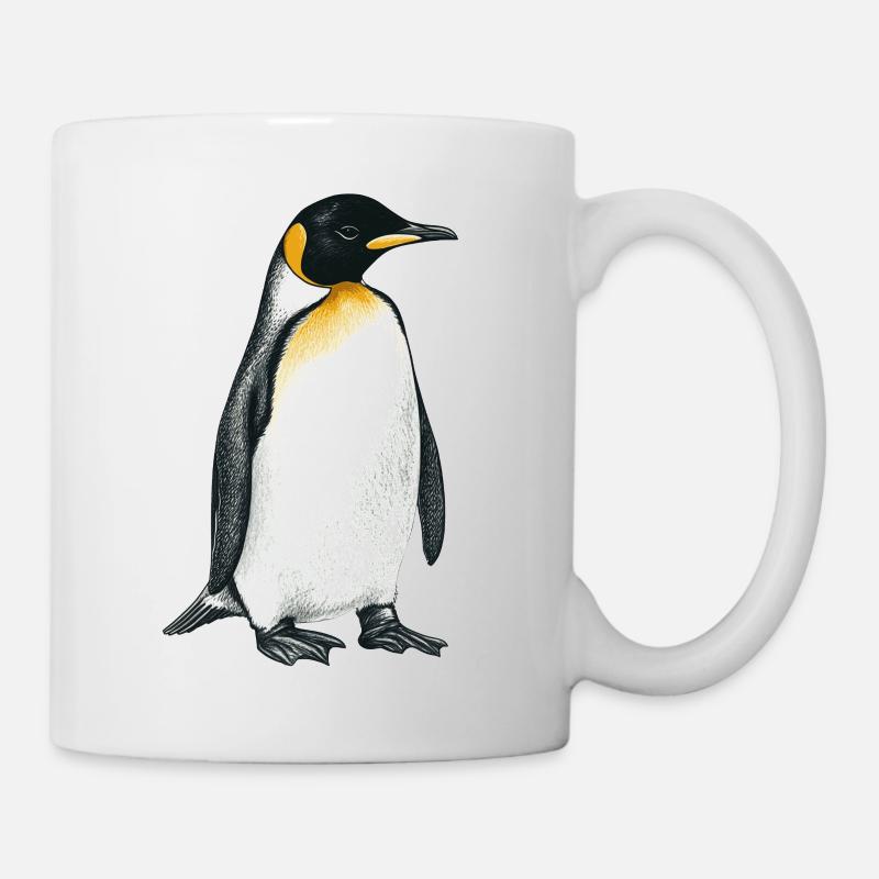 süßer Pinguin - Tasse - Weiß