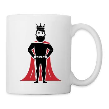 König - Tasse - Weiß - Rechts