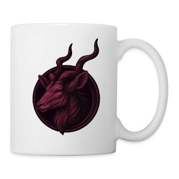 Majestätischer Kudu – Emblem Tierdesign - Tasse - Weiß - Rechts
