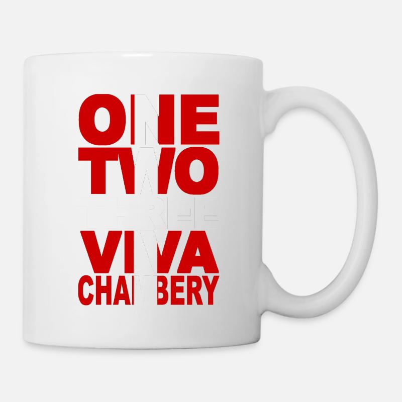 ONE TWO THREE VIVA CHAMBERY ! - Mug blanc - blanc