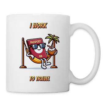 Passeport du voyageur - Mug blanc - blanc - Droite