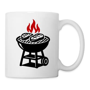 Cricket Symbol Flame - Mug - white - Right