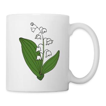 Lilies of the valley - Mug - white - Right