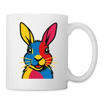 Rabbit Pop Art - Mug - white - Right