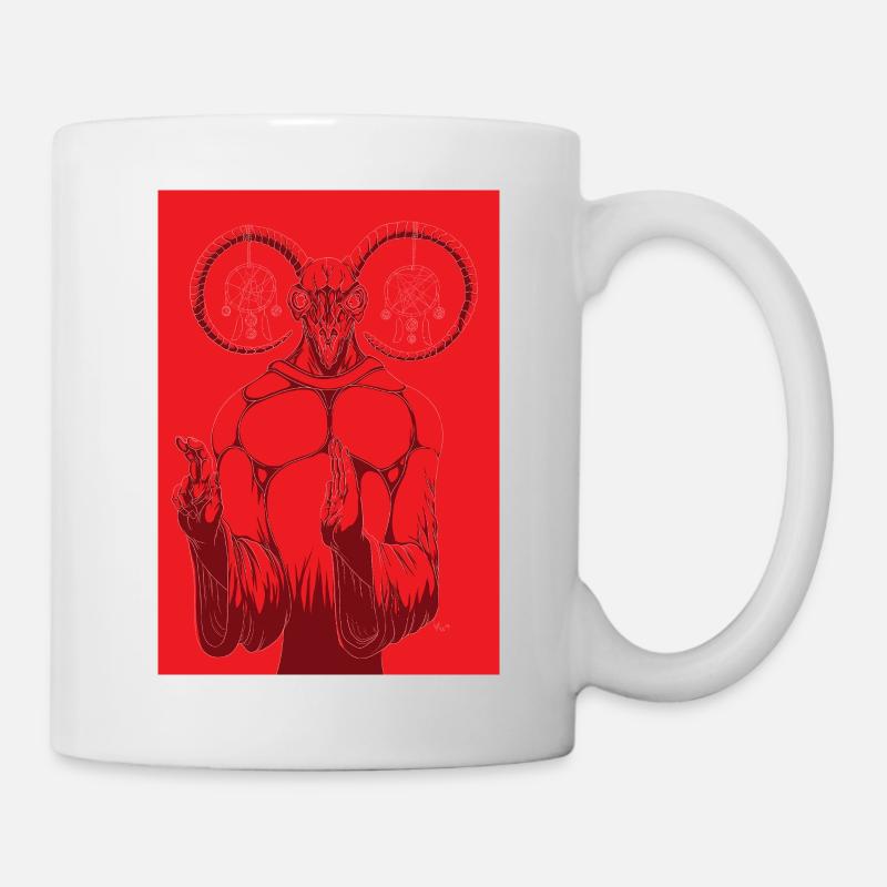 Red Goat - Tasse - Weiß