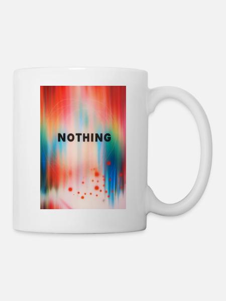 Nichts Omikly Farben tropfen mehrfarbige Schleife - Tasse - Weiß