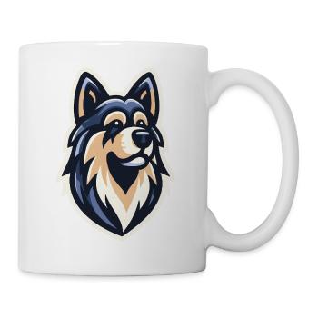 Chasseur de loups nocturnes - Mug blanc - blanc - Droite