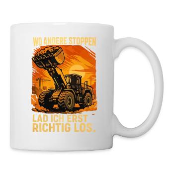 Wheel loader - Mug - white - Right
