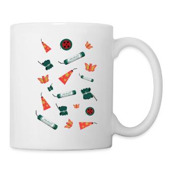 Feuerwerk Sortiment - Tasse - Weiß - Rechts