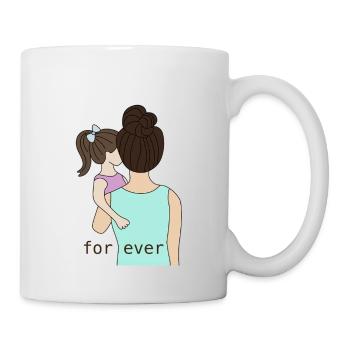 Maman pour toujours - Mug blanc - blanc - Droite