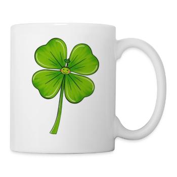 Glück - Tasse - Weiß - Rechts