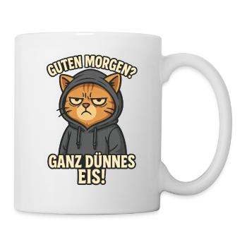 Good Morning - Very Thin Coffee Saying - Mug - white - Right