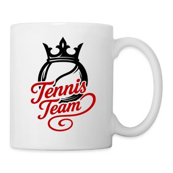 Tennis Team - Tasse - Weiß - Rechts