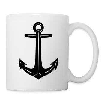 Ancre - Mug blanc - blanc - Droite