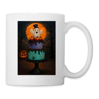 Grusel Geister Halloween Geschenk - Tasse - Weiß - Rechts