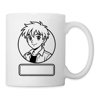MEN'S MANGA - Mug - white - Right