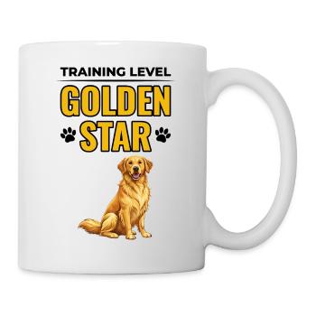 Golden Retriever-Ausbildungsstufe Golden Star - Tasse - Weiß - Rechts