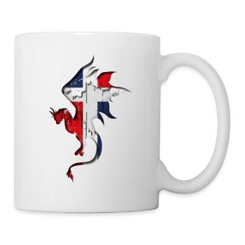 Flag of the Dominican Republic - Mug - white - Right
