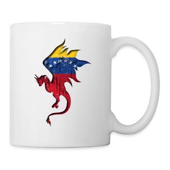 Flag of Venezuela - Venezuela - Dragon - Mug - white - Right