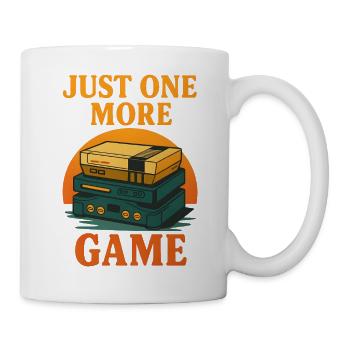 Retro video game design with a statement - Mug - white - Right